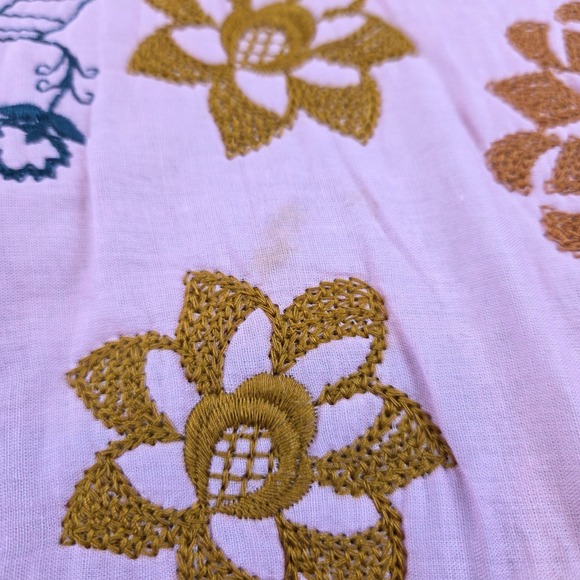 Zara Blogger Oversized Quilted Embroidered Patchwork Kimono Jacket Women's Small - Picture 14 of 14